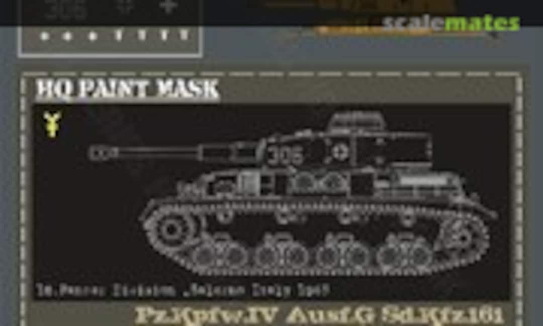 1:16 Pz.Kpfw.IV Ausf.G 16.Panzer Division Salerno Italy 1943 Paint Mask (HQ-Masks PIV 050) PIV 050