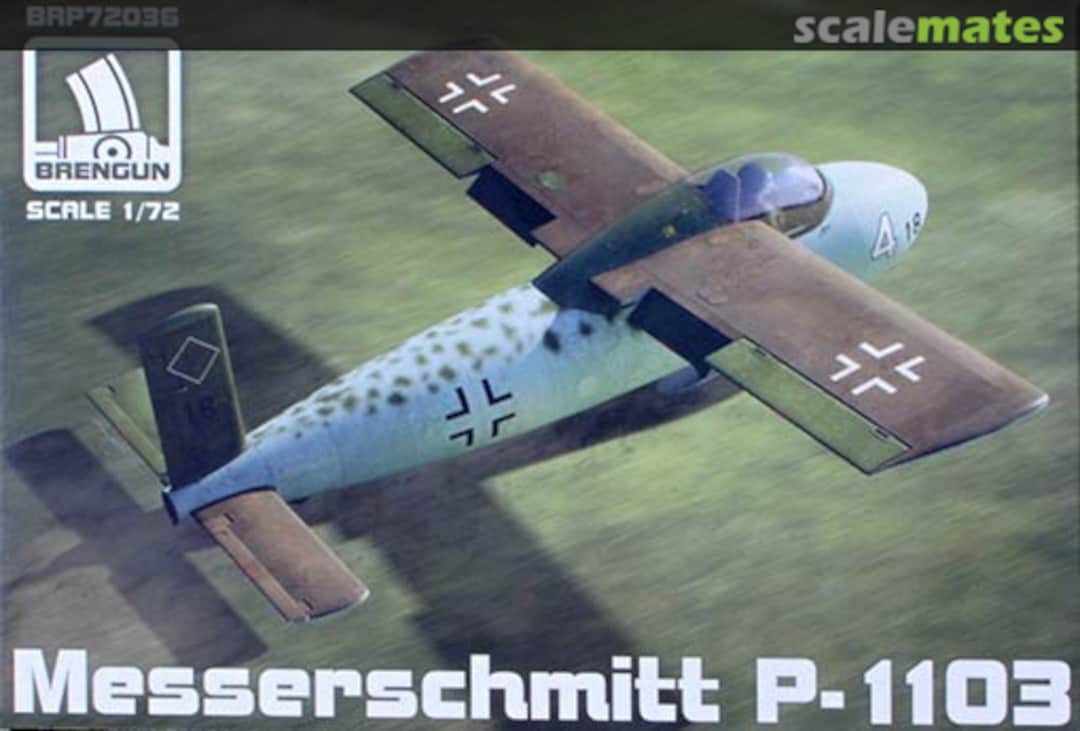 Boxart Messerschmitt Me P 1103 BRP72036 Brengun Boxart Messerschmitt Me P 1103 BRP72036 Brengun