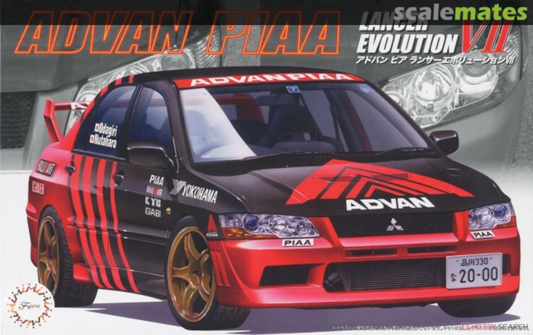 Boxart ADVAN PIAA Lancer Evolution VII 04762 Fujimi