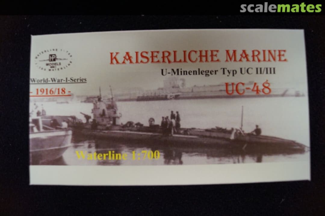 Boxart U-Minenleger Typ UC II/III "UC-48" WW I-WL-G-099 HP-Models Boxart U-Minenleger Typ UC II/III "UC-48" WW I-WL-G-099 HP-Models