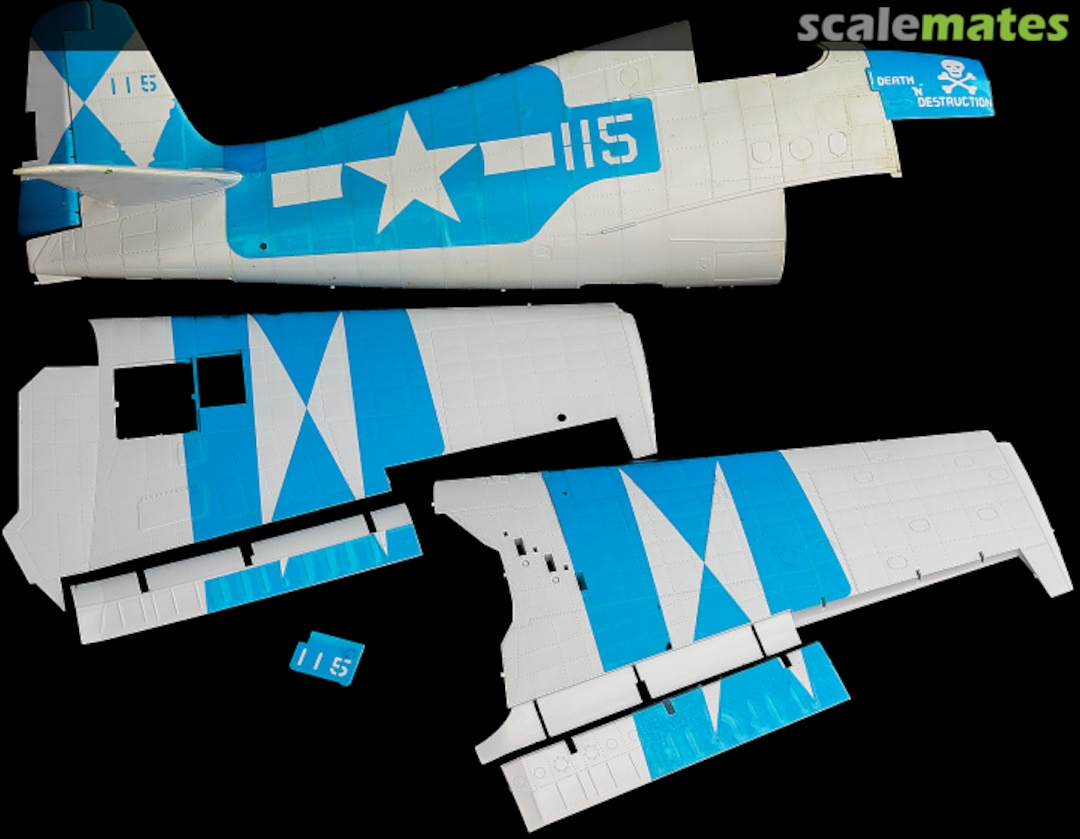 Boxart VF-83 F6F-5 "Death N' Destruction" Masks HAD24016 Hawaiian Air Depot Boxart VF-83 F6F-5 "Death N' Destruction" Masks HAD24016 Hawaiian Air Depot