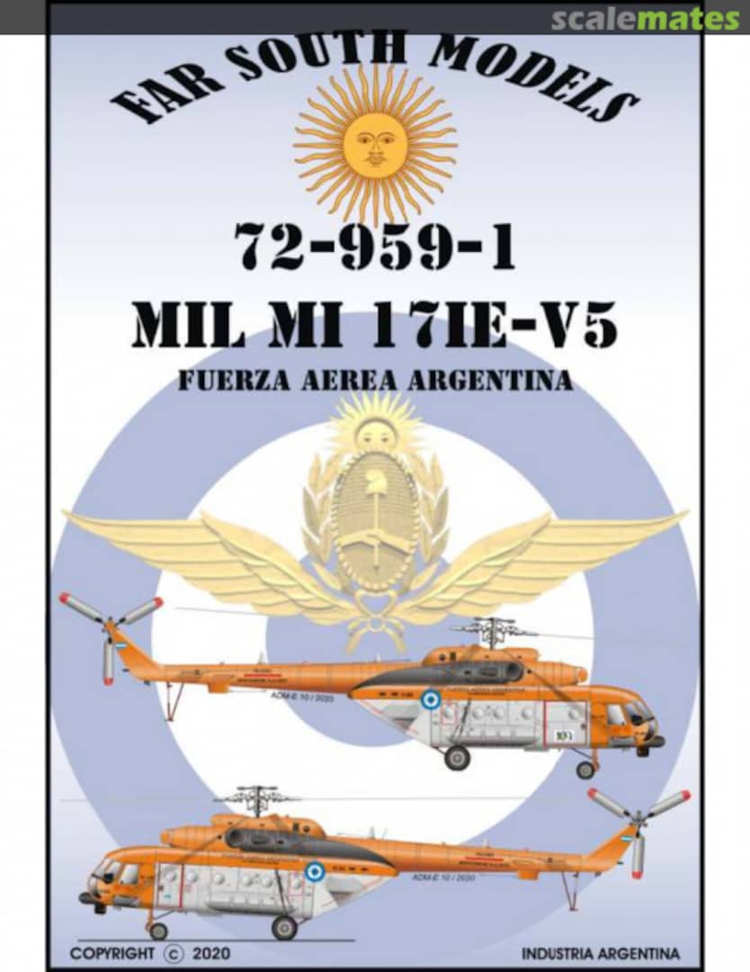 Boxart Mil Mi-17IE-V5 72-959-1 Far South Models