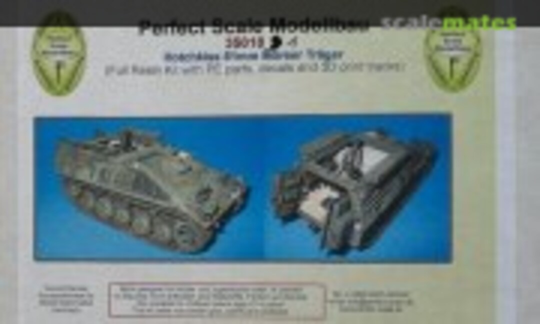 1:35 Hotchkiss SPZ Kurz Waffenträger 81mm Mörser (Perfect Scale Modellbau 35018) 35018