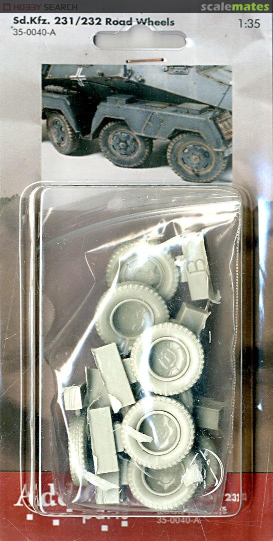 Boxart Sd.Kfz. 231/232 Road Wheels 35-0040 Add On parts Boxart Sd.Kfz. 231/232 Road Wheels 35-0040 Add On parts