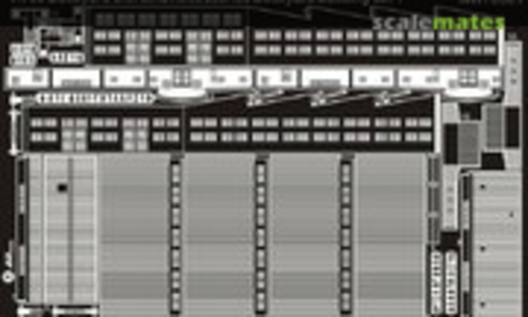 1:700 Dockyard Diorama Accessories - Dockyard Building Set 1 (Alliance Model Works NW70001) NW70001