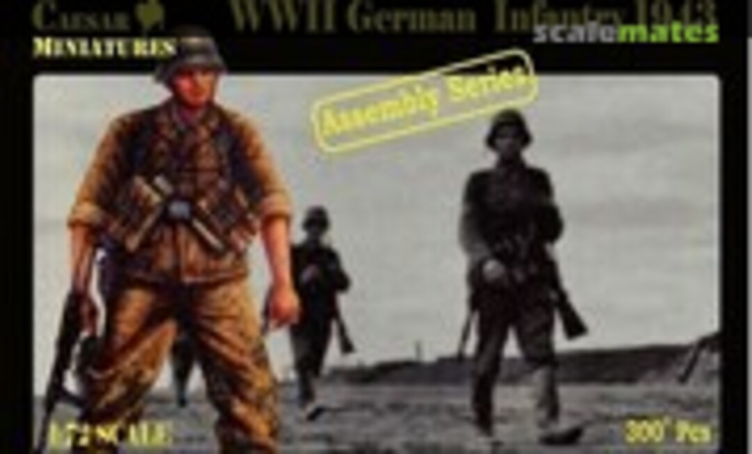 1:72 WWII German Infantry 1943 (Caesar Miniatures CM7711) CM7711