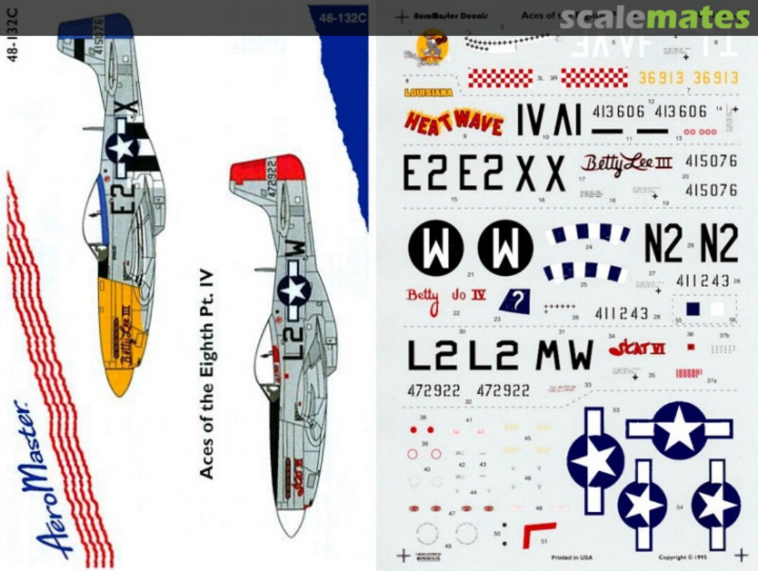 Boxart Aces of the Eighth Pt. IV 48-132C AeroMaster Boxart Aces of the Eighth Pt. IV 48-132C AeroMaster