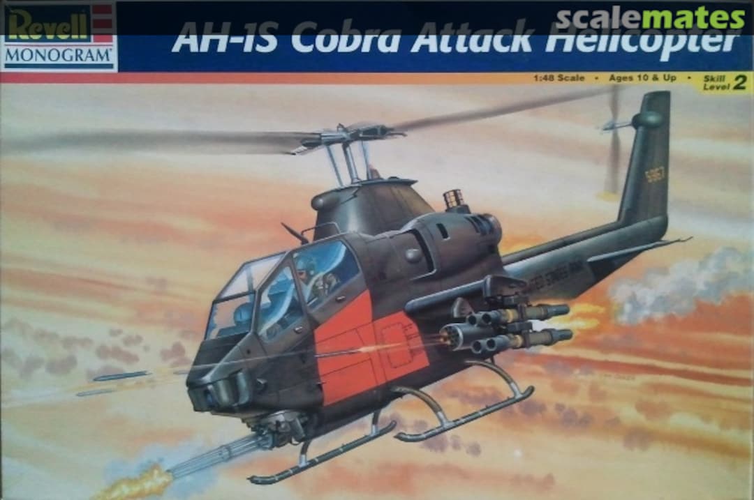 Boxart AH-1S Cobra Attack Helicopter 85-5444 Revell Monogram Boxart AH-1S Cobra Attack Helicopter 85-5444 Revell Monogram