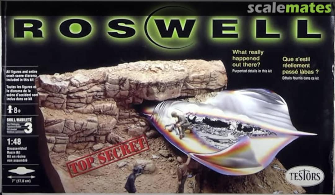 Boxart Roswell UFO 556 Testors Boxart Roswell UFO 556 Testors