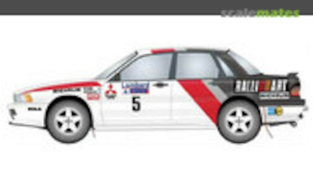 1:24 Mitsubishi Galant VR-4 #5 RAC Rally 1988 Decal (Studio27 ST27-DC1188)