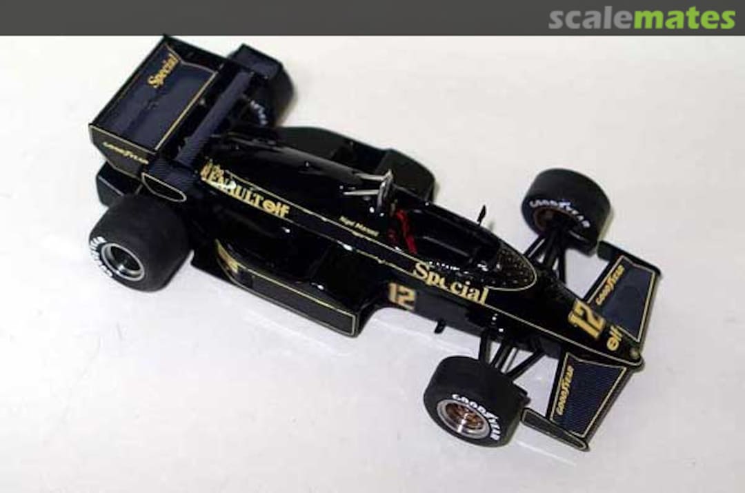 Boxart Lotus-Renault 95T F1 "JPS" Low Downforse FM54 Formula Models Boxart Lotus-Renault 95T F1 "JPS" Low Downforse FM54 Formula Models