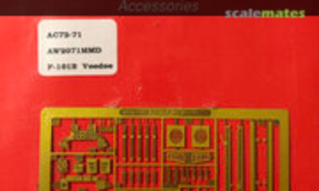 1:72 F-101B Voodoo etch for Revell kit (Airwaves AC72-71) AC72-71