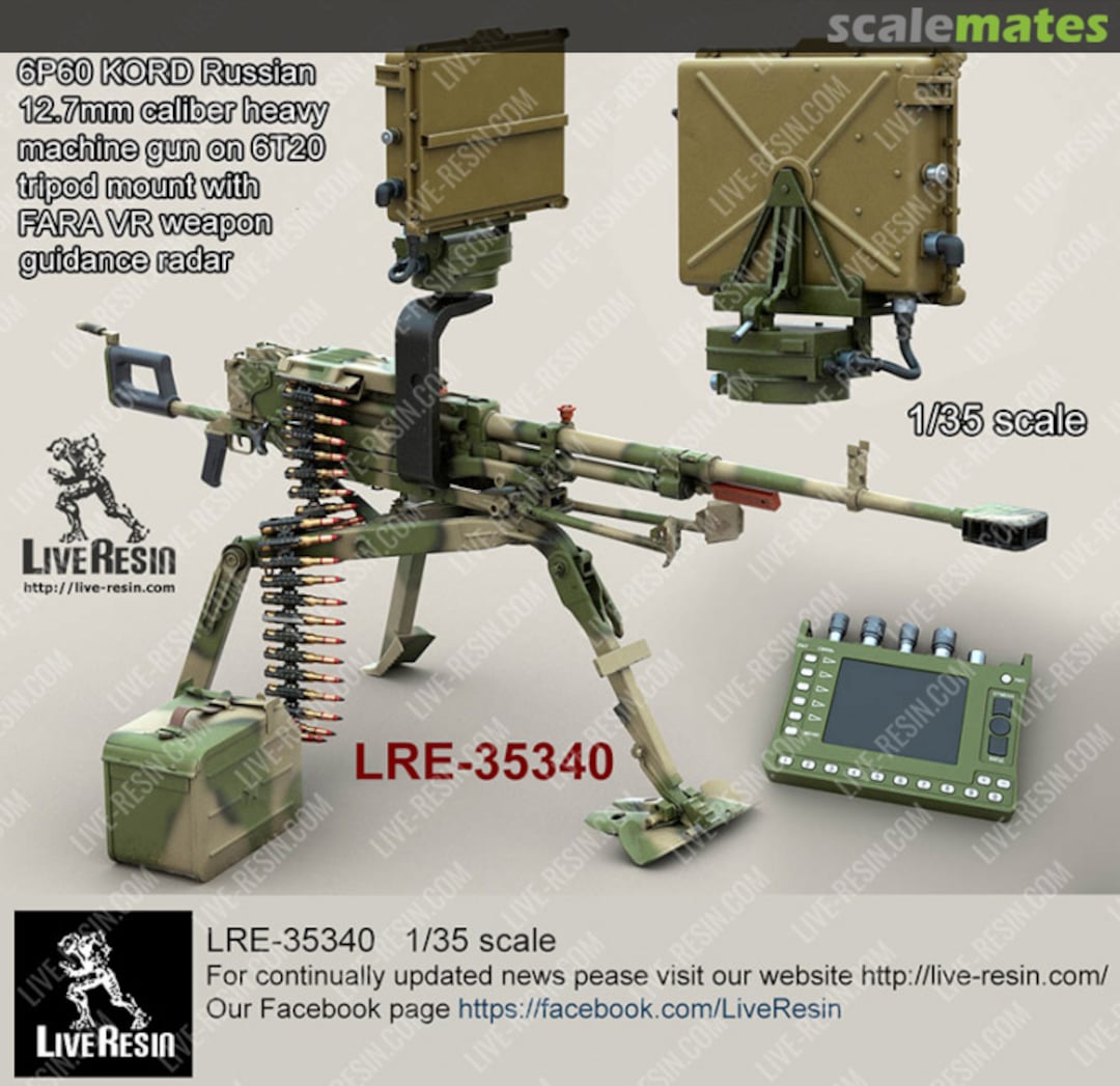 Boxart KORD Russian 12.7mm calibre heavy machine gun LRE-35340 Live Resin Boxart KORD Russian 12.7mm calibre heavy machine gun LRE-35340 Live Resin