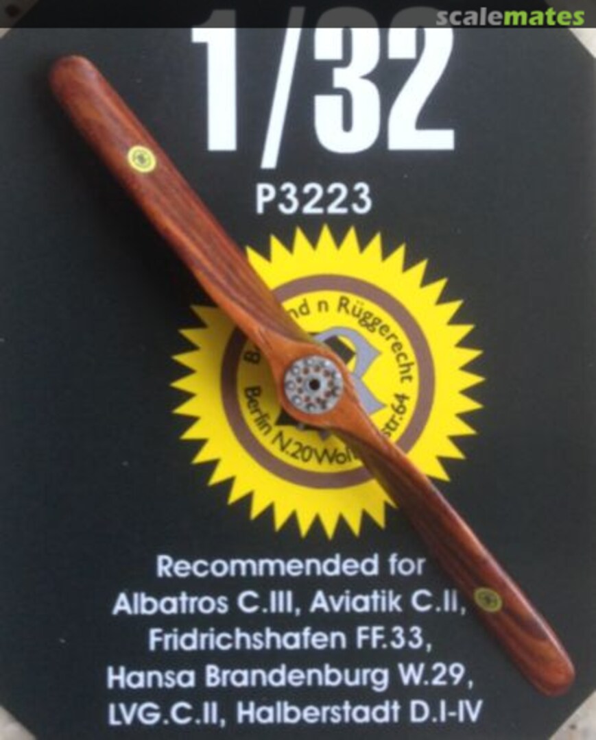 Boxart Behrend & Ruggebrecht Propeller P3223 LF Models Boxart Behrend & Ruggebrecht Propeller P3223 LF Models