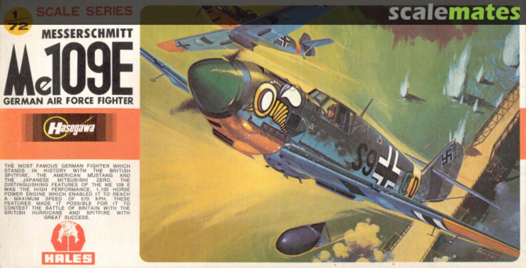 Boxart Messerschmitt Me109E JS-107 Hasegawa/Hales Boxart Messerschmitt Me109E JS-107 Hasegawa/Hales