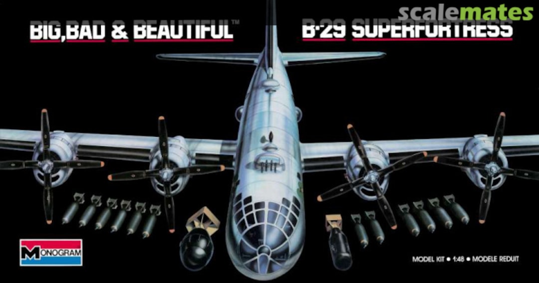 Boxart B-29 SUPERFORTRESS 5706 Monogram Boxart B-29 SUPERFORTRESS 5706 Monogram
