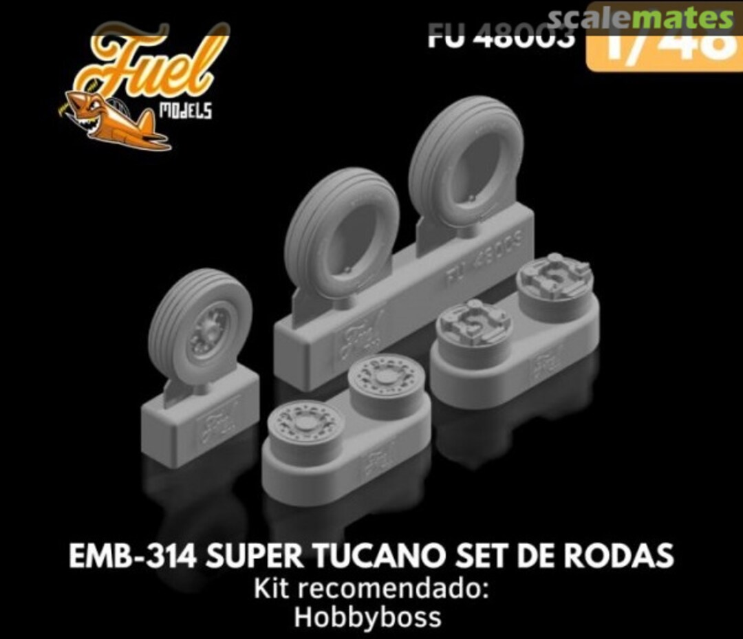Boxart EMB-314 Super Tucano Set de Rodas FU48003 Fuel Models Boxart EMB-314 Super Tucano Set de Rodas FU48003 Fuel Models