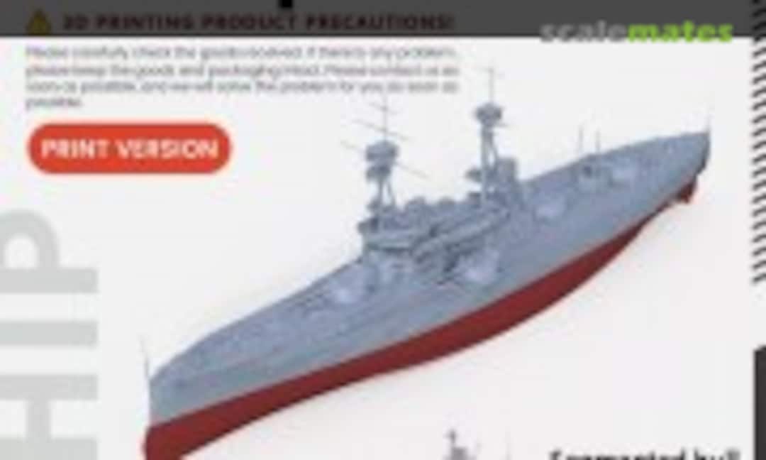 1:350 HMS Bellerophon Battleship (SSMODEL SSC350529S-A) SSC350529S-A