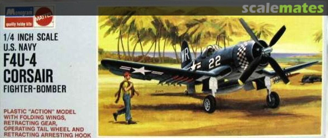 Boxart F4U-4 Corsair 6833 Monogram/Mattel Boxart F4U-4 Corsair 6833 Monogram/Mattel
