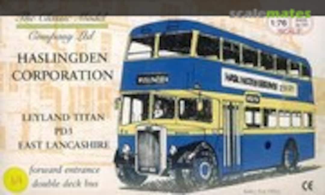 1:76 Haslingden Corporation Leyland Titan PD3 East Lancashire (The Classic Model Company Ltd )