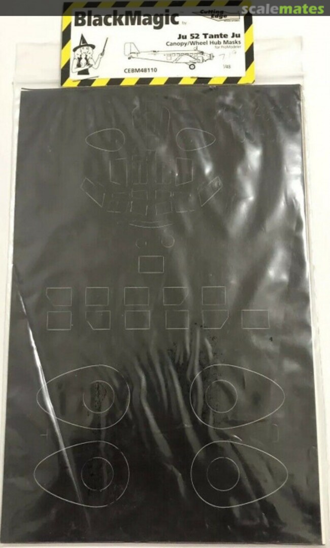 Boxart Ju.52 Canopy & Wheel Hub Masks CEBM48110 Cutting Edge Modelworks Boxart Ju.52 Canopy & Wheel Hub Masks CEBM48110 Cutting Edge Modelworks