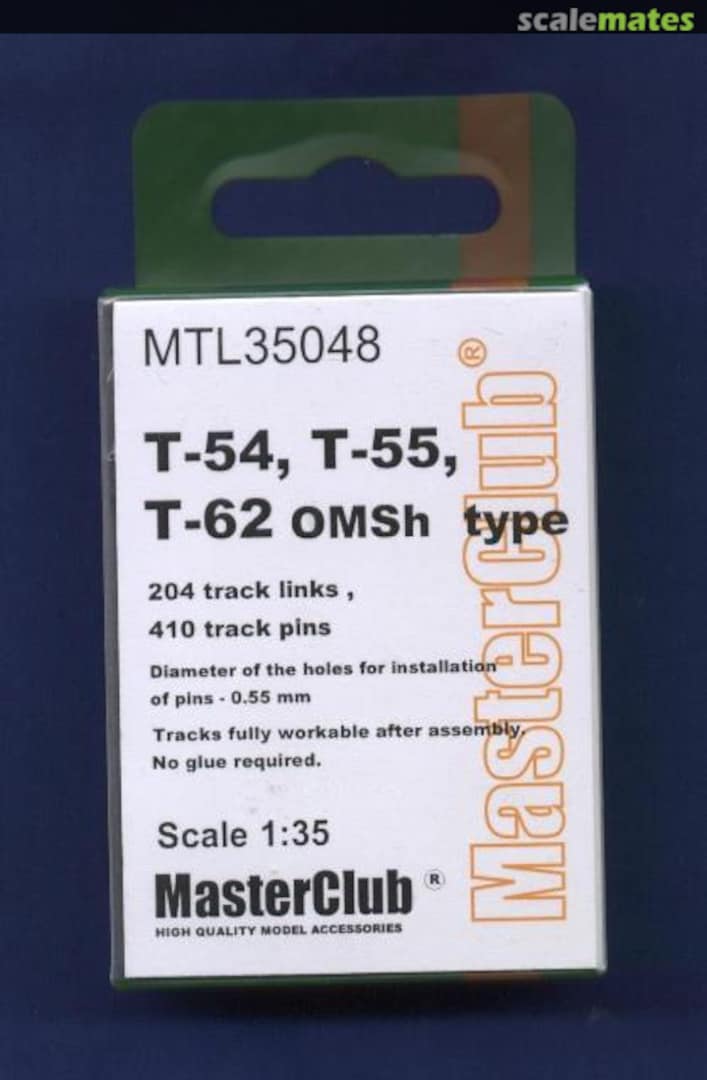 Boxart T-54, T-55, T-62 OMSh type Track MTL35048 MasterClub