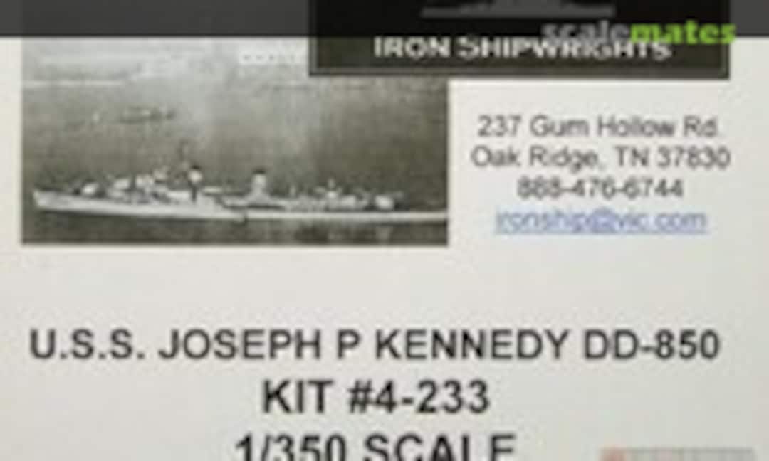 1:350 USS Joseph P. Kennedy, Jr. DD-850 (1952) (Iron Shipwrights 4-233) 4-233