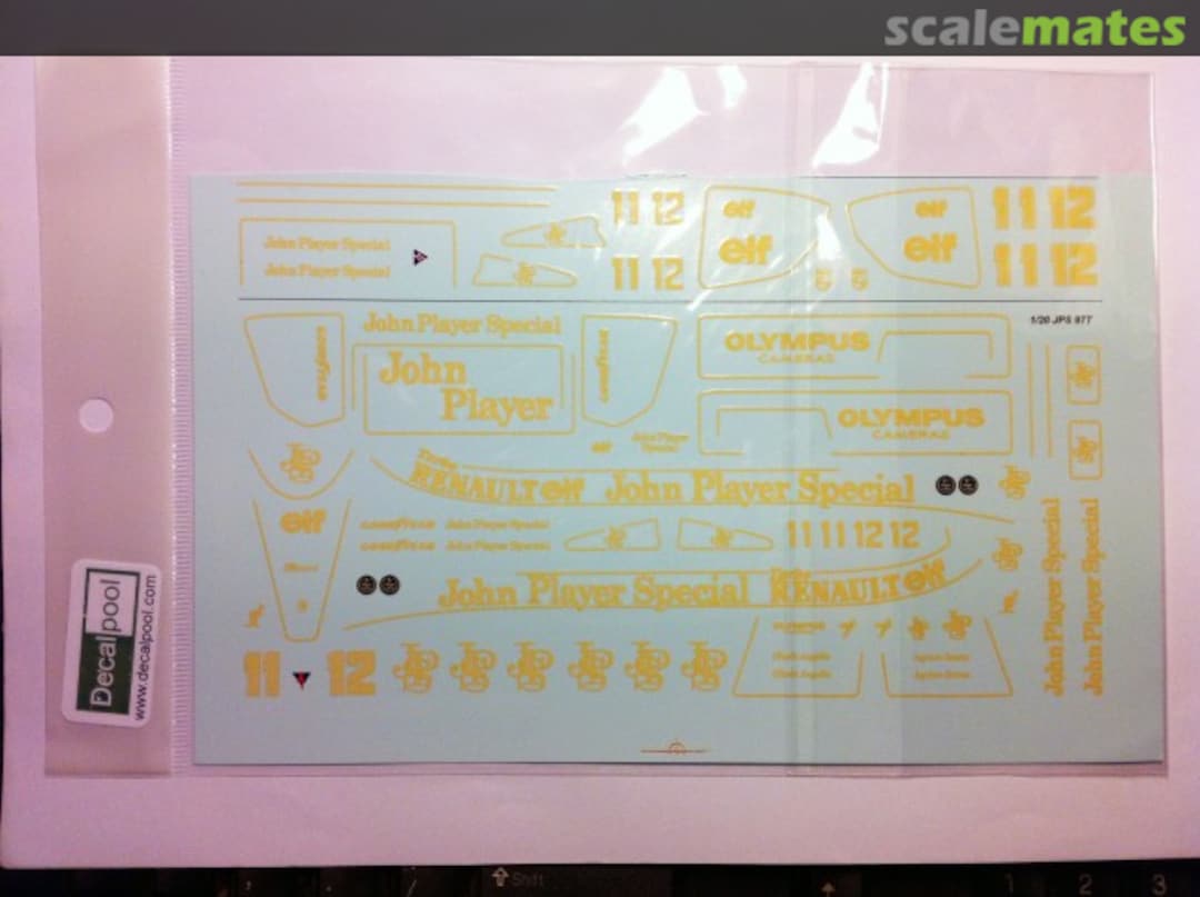 Boxart Lotus 97T JPS Team DP058 Decalpool