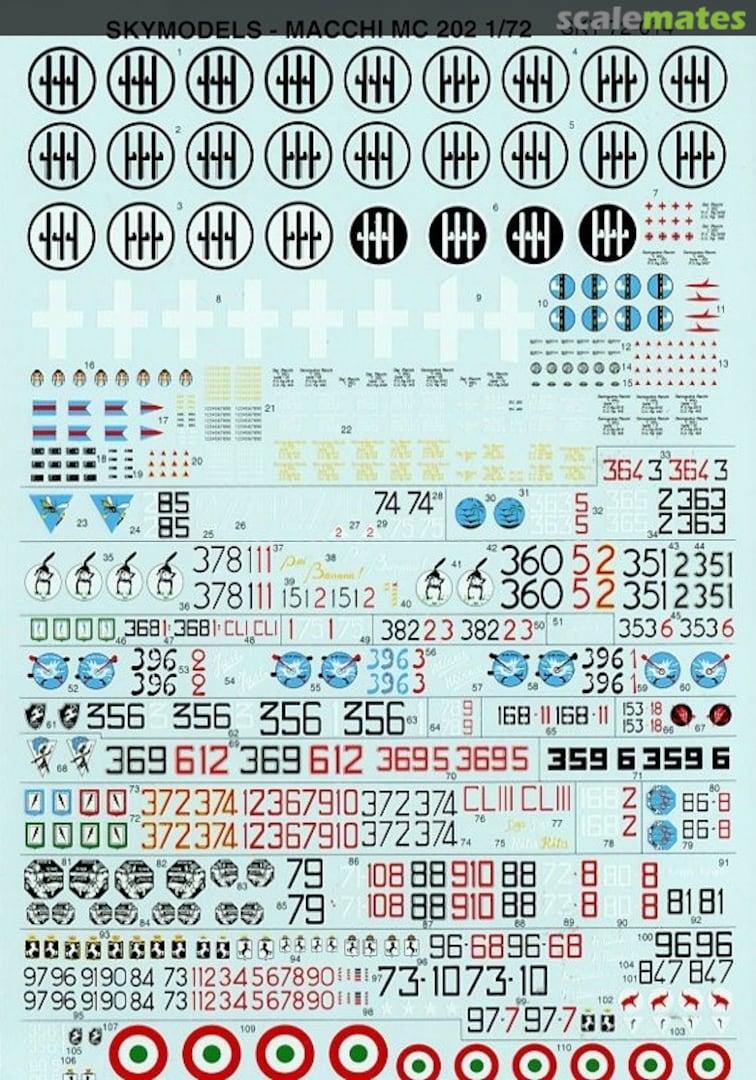 Boxart Macchi MC 202 72-014 Sky Models Boxart Macchi MC 202 72-014 Sky Models