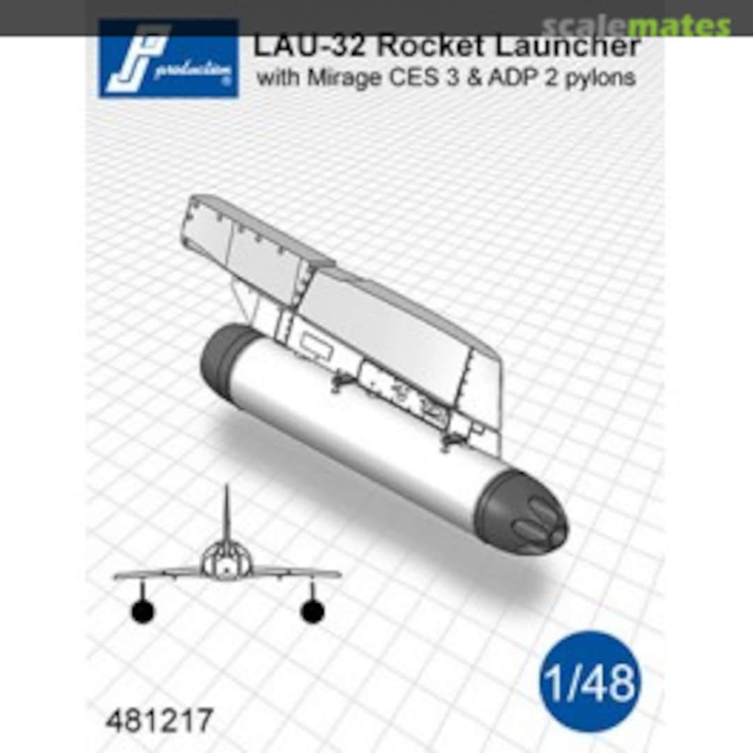Boxart LAU-32 Rocket Launcher with pylon 481217 PJ Production Boxart LAU-32 Rocket Launcher with pylon 481217 PJ Production