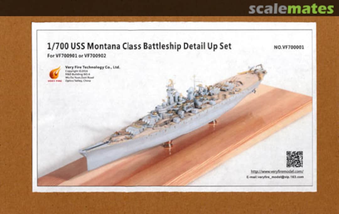 Boxart USS Montana Class Battleship Detail Up Set VF700001 Very Fire Boxart USS Montana Class Battleship Detail Up Set VF700001 Very Fire