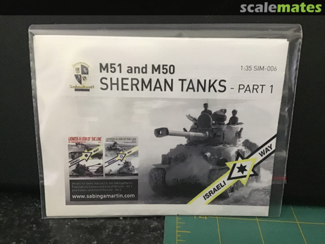 Boxart M51 and M50 Sherman Tanks SIM-006 SabIngaMartin Publications Boxart M51 and M50 Sherman Tanks SIM-006 SabIngaMartin Publications