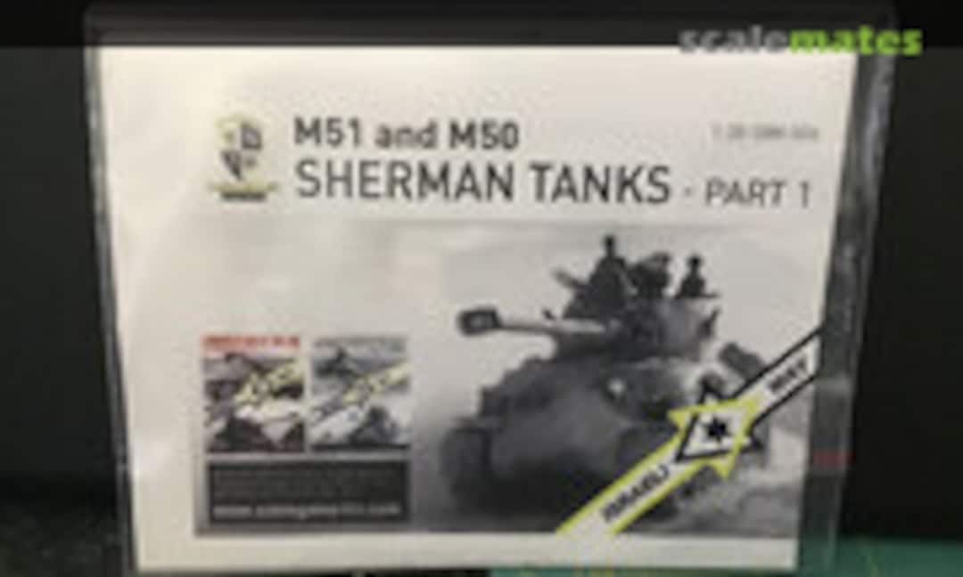 1:35 M51 and M50 Sherman Tanks (SabIngaMartin Publications SIM-006) SIM-006