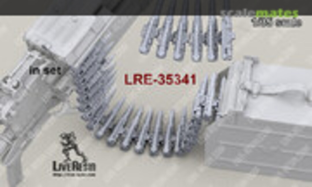 1:35 12.7 mm BELTS - for Soviet/Russian heavy mashine gun family - DShKM, NSV UTES, KORD (Live Resin LRE-35341) LRE-35341