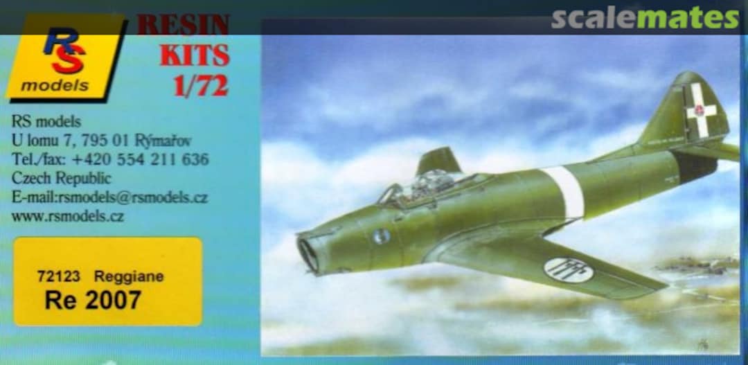 Boxart Reggiane Re.2007 72123 RS Models