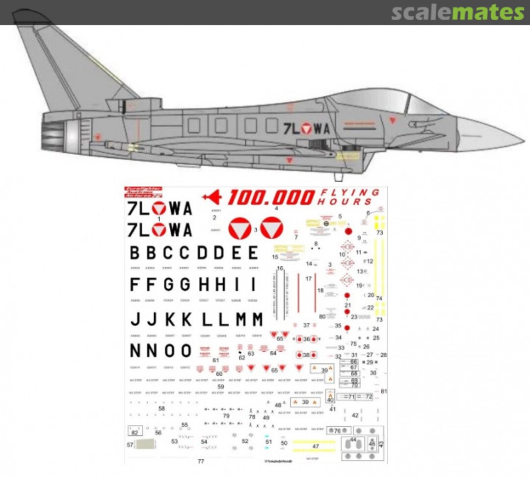 Boxart Eurofighter Typhoon - Austrian Armed Forces FJ144001 Brent-Air-Decals