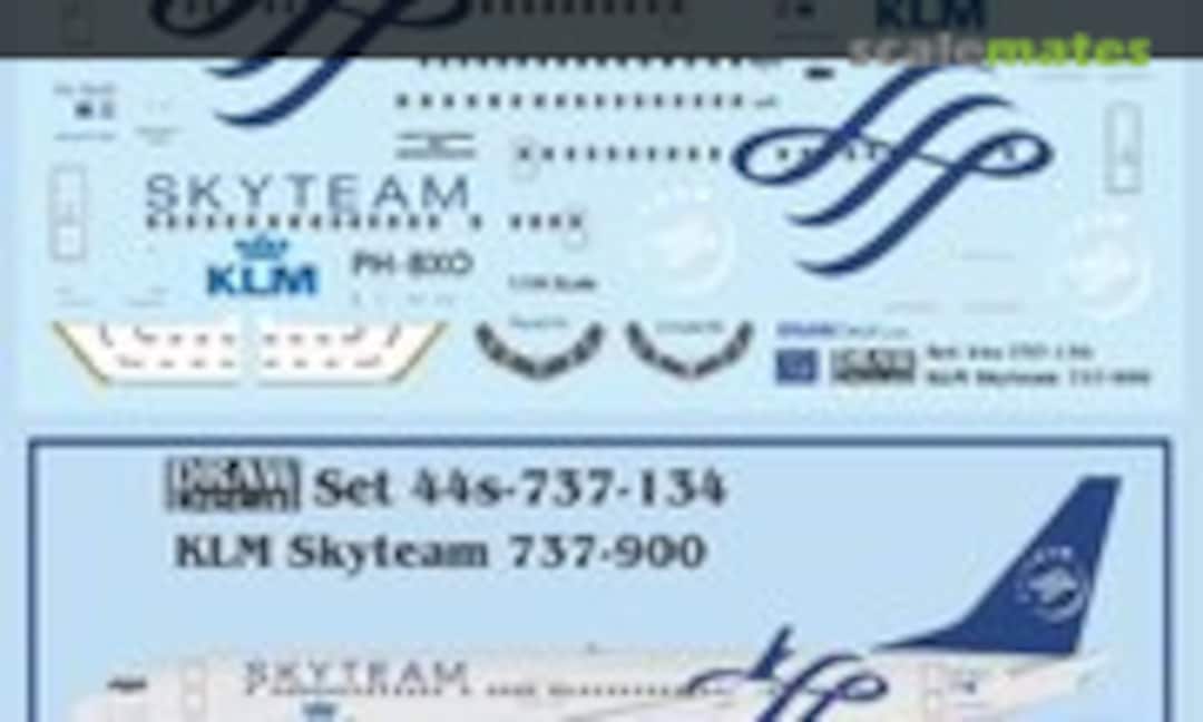 1:144 KLM Skyteam 737-900 PH-BXO (Draw Decal 44-737-134)