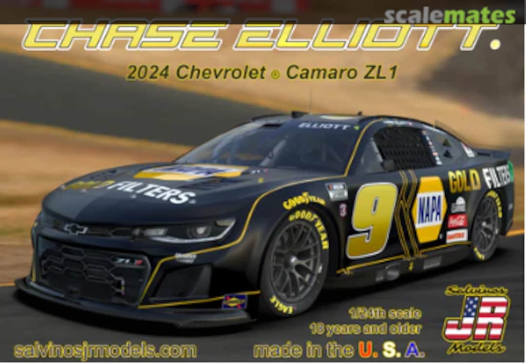 Boxart Chase Elliott #9 HMC2024CES Salvinos JR Models Boxart Chase Elliott #9 HMC2024CES Salvinos JR Models