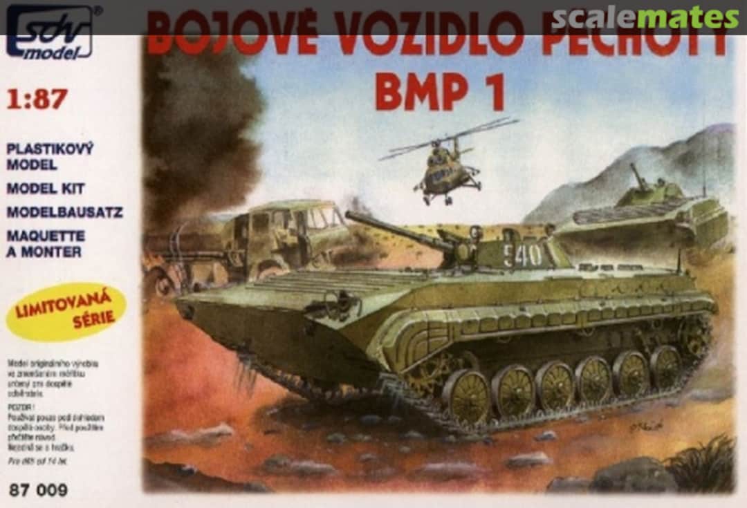 Boxart Bojové vozidlo pěchoty BMP-1 87009 SDV Model