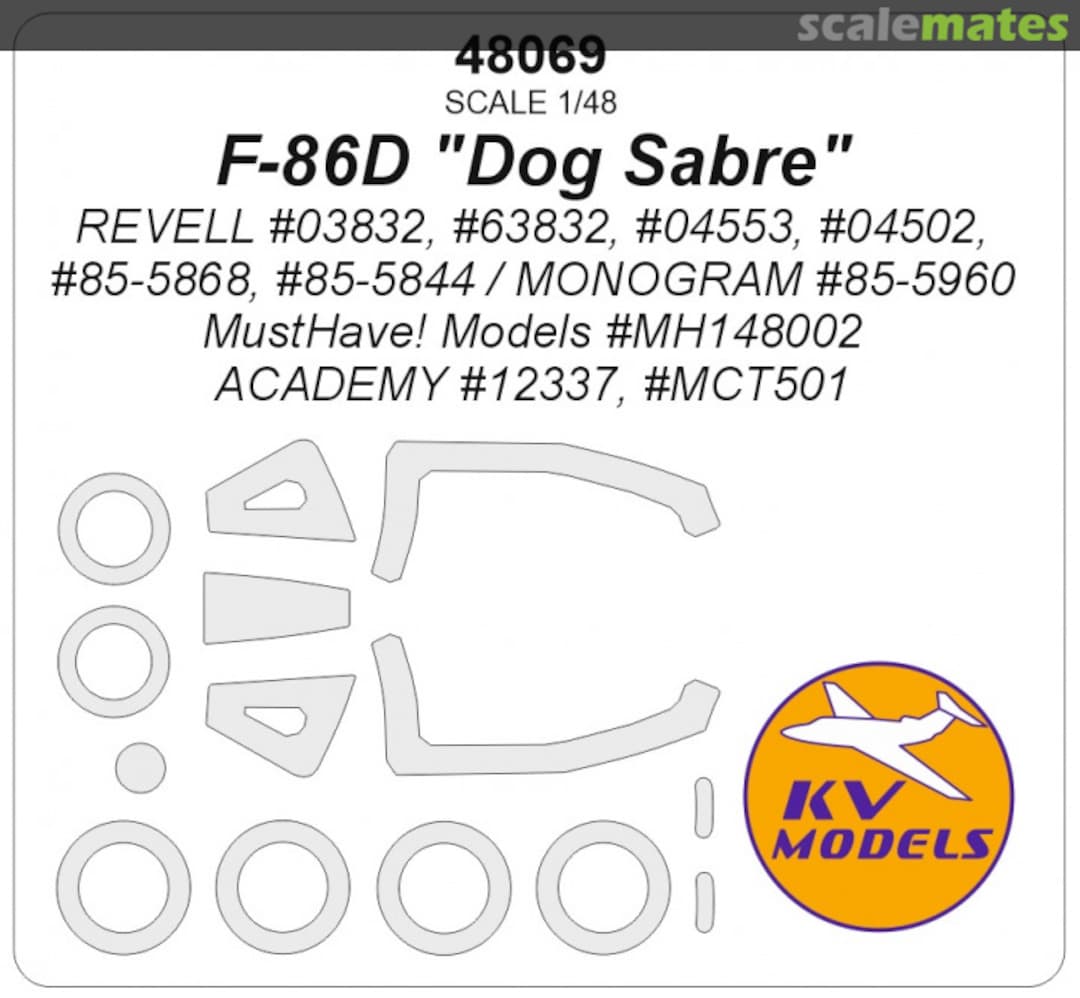 Boxart F-86D "Dog Sabre" 48069 KV Models Boxart F-86D "Dog Sabre" 48069 KV Models