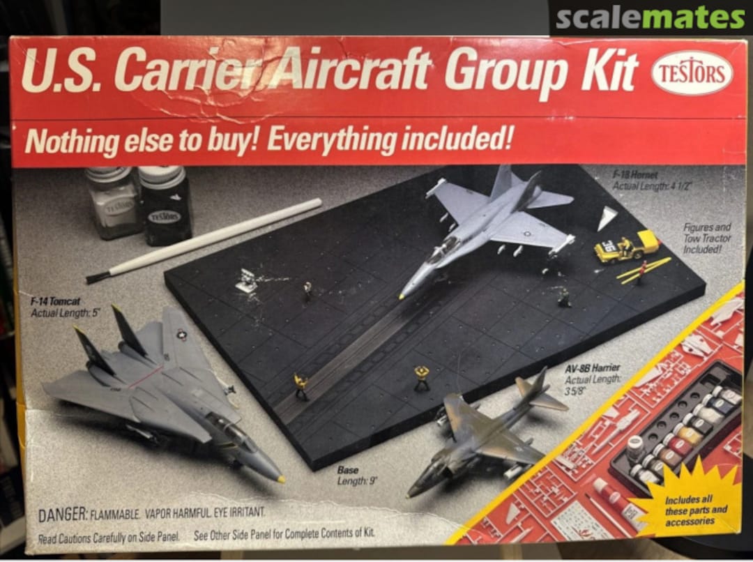 Boxart US Carrier Aircraft Group 3151 Testors Boxart US Carrier Aircraft Group 3151 Testors