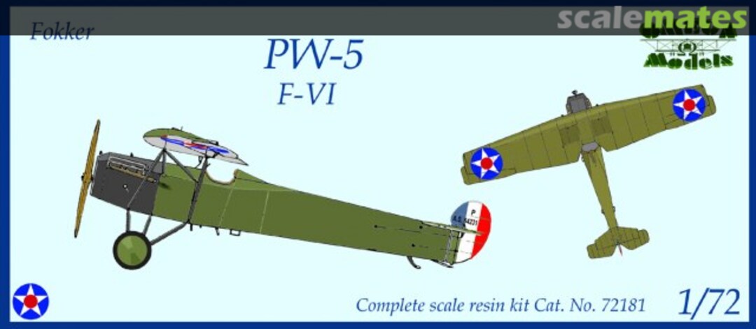 Boxart Fokker PW-5 72181 Omega Models Boxart Fokker PW-5 72181 Omega Models
