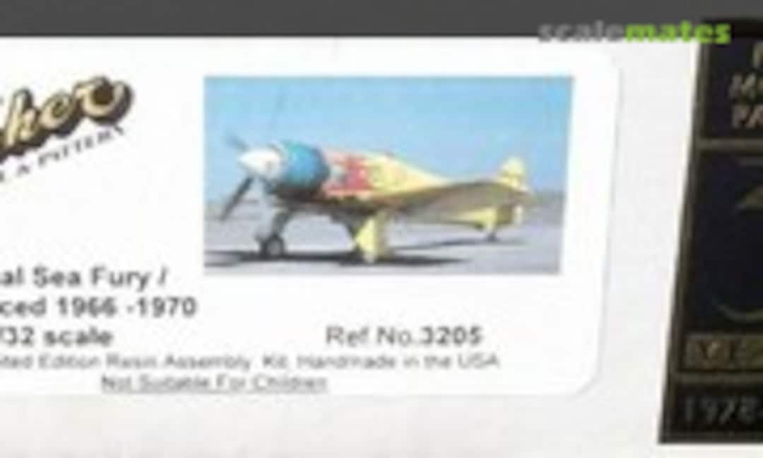 Signal Sea Fury / miss Merced 1966-1970 (Fisher Model &amp; Pattern 3205)