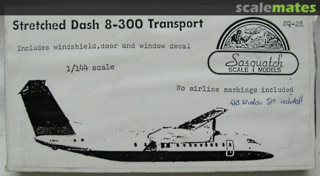 Boxart Stretched Dash 8-300 Transport SQ-28 Sasquatch Boxart Stretched Dash 8-300 Transport SQ-28 Sasquatch