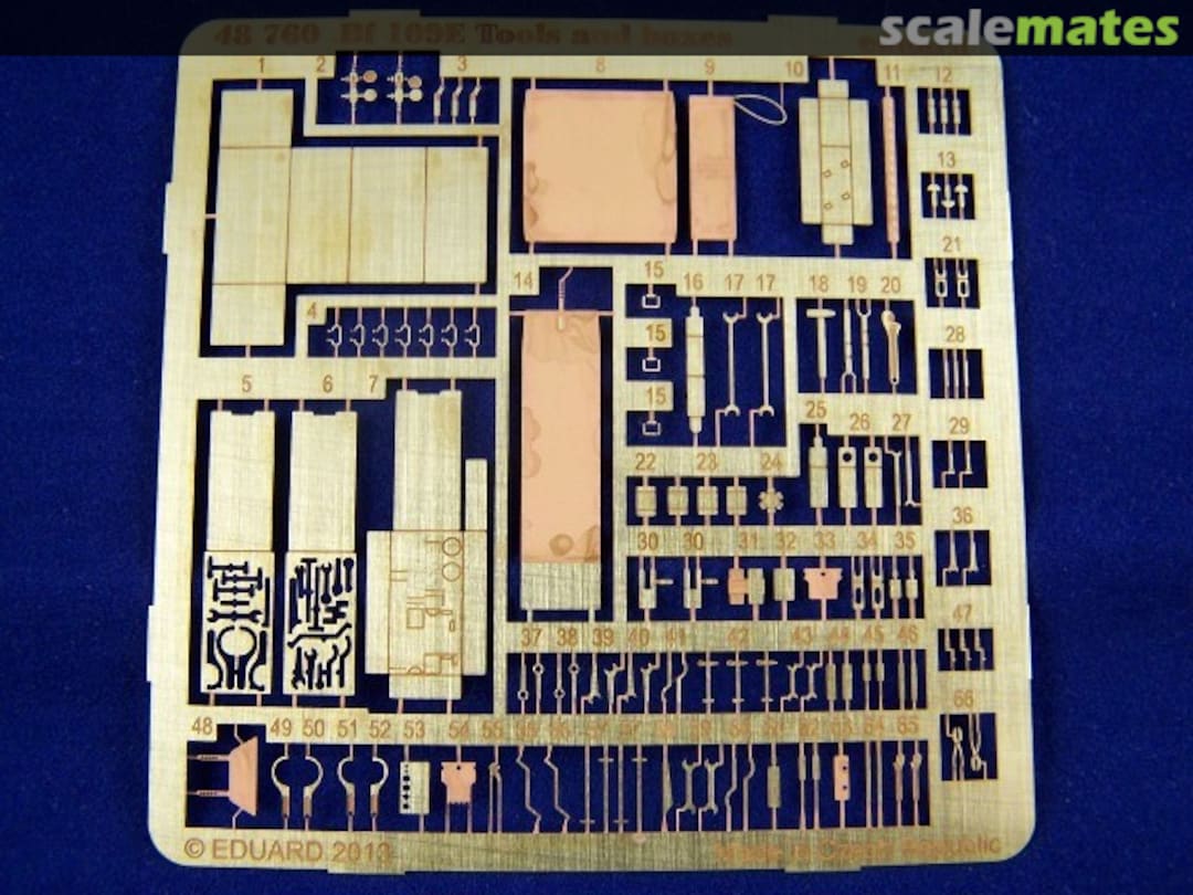 Boxart Messerschmitt Bf 109E - Tools and boxes 48760 Eduard