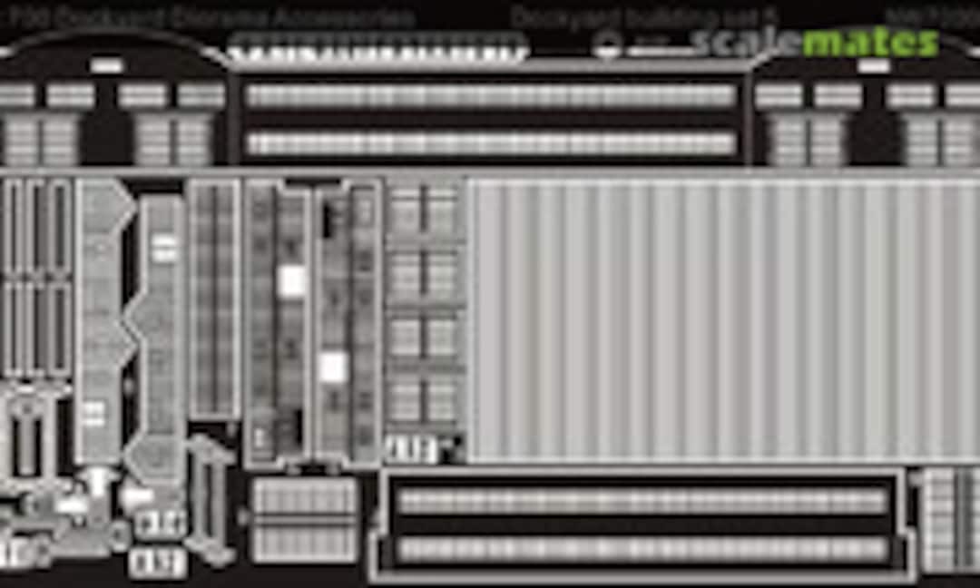 1:700 Dockyard Diorama Accessories - Dockyard Building Set 5 (Alliance Model Works NW70005) NW70005