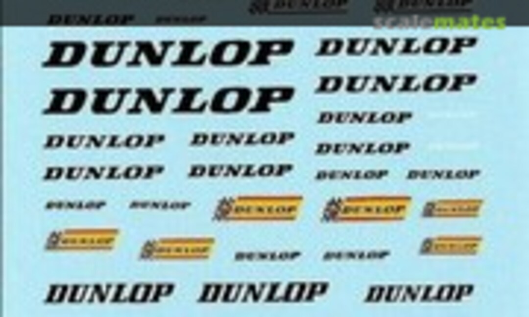 1:24 DUNLOP Logos (Virages TEM53) TEM53