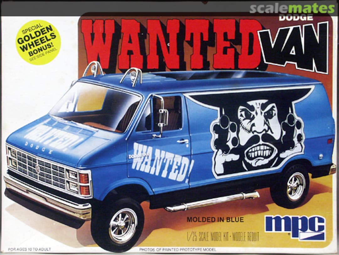 Boxart Dodge Wanted Van 1-0431 MPC Boxart Dodge Wanted Van 1-0431 MPC