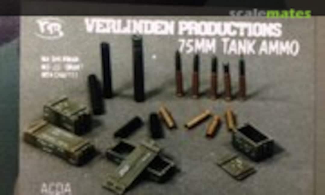 1:35 75MM Tank Ammo (Verlinden Productions ACDA35038) ACDA35038