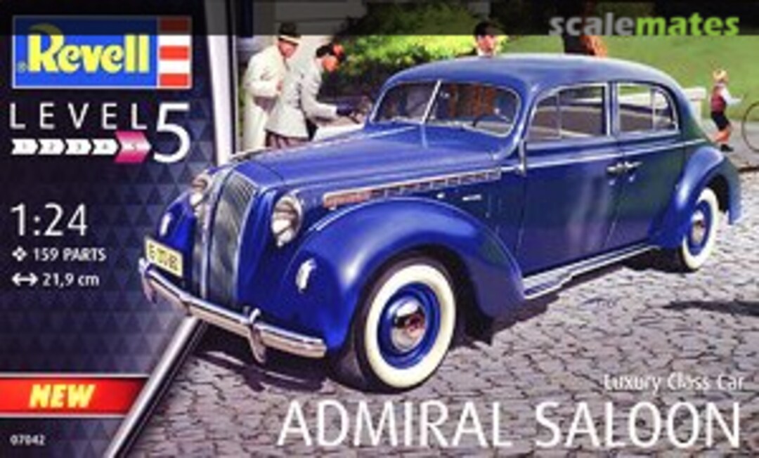 Boxart Luxury Class Car Admiral Saloon 07042 Revell Boxart Luxury Class Car Admiral Saloon 07042 Revell
